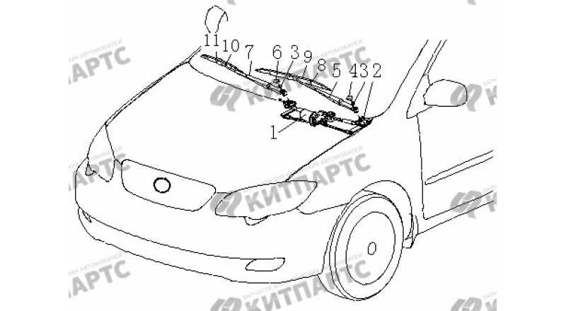 Не работают дворники byd f3