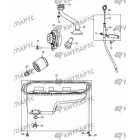 Масляные картер, фильтр, щуп, насос